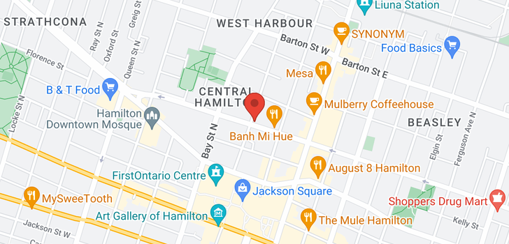 map of 124 PARK ST N